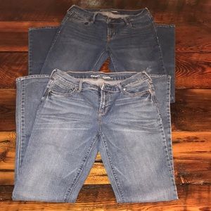 Two pair of Old Navy Mid-Rise Jeans